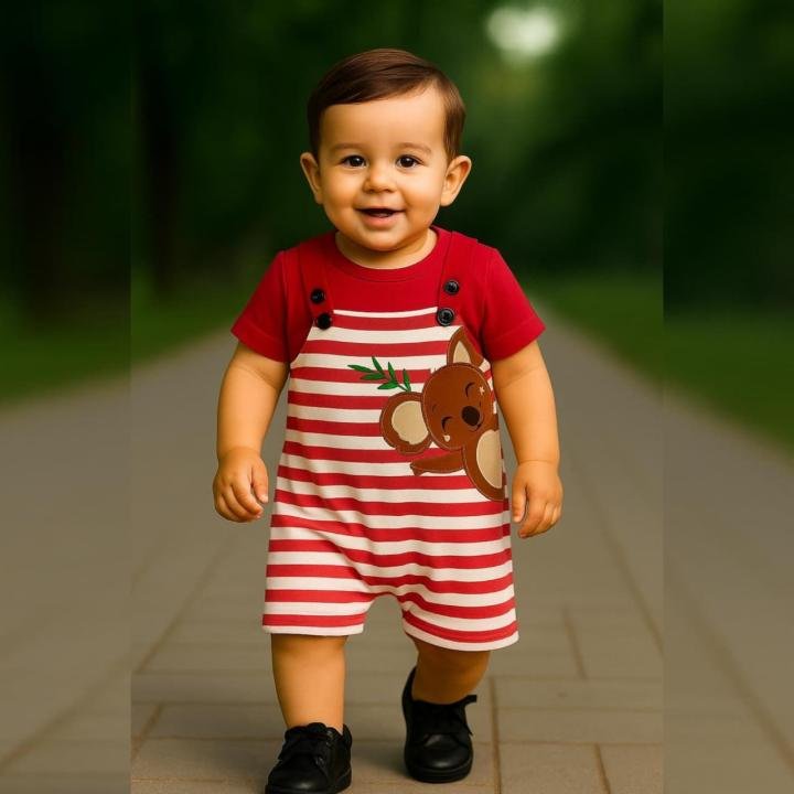 Two piece dungree and T-shirt & dungree