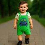 Two piece dungree and T-shirt & dungree