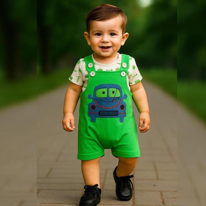 Two piece dungree and T-shirt & dungree