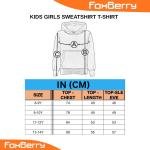 Girl's Cotton Hooded Neck Sweatshirt