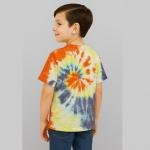 Vibrant Spiral Tie-Dye Cotton T-Shirt for Boys & Girls | Casual Summer Wear